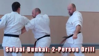 Practical Kata Bunkai: Two-person drill for the second half of Seipai