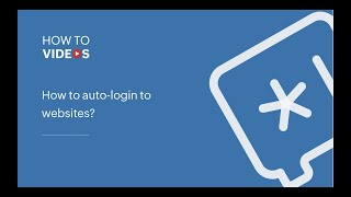 How to auto-login to websites | Zoho Vault