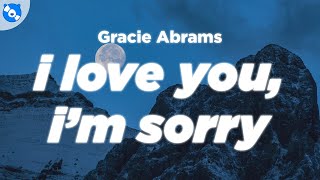 Gracie Abrams I Love You I M Sorry Clean Lyrics Chords Chordu