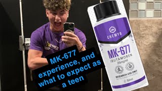 My personal experience with mk-677 and what to expect as a teenage male