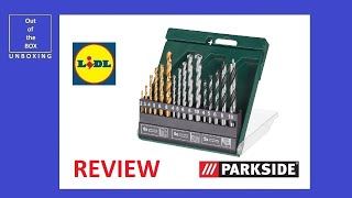 Parkside Drill SET PBS 16 A2 REVIEW(Lidl steel, concrete, wood)