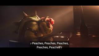 Bowser Sings Peaches End Credits - The Super Mario Bros. Movie Scene
