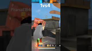 👿 impossible #1vs4 cluch P90 #viralvideo #garenafreefire