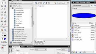 Flash Tutorial 1a ReDo Two Objects Hit.avi