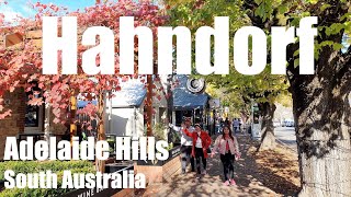 Sunny autumn visit, walking, eating and drive through beautiful Hahndorf in the Adelaide Hills SA