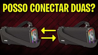 Caixa de som bluetooth Sabala DR-908 tem FUNÇÃO TWS? Posso conectar duas e ter som estéreo?