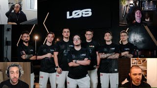 STREAMERS REAGINDO AO NOVO TIME DA LOS GRANDES NO VALORANT