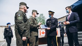 The Canadian Police Mission in Ukraine has delivered 17 000 respirators to NGU units