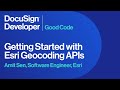 Getting Started with Esri Geocoding APIs | Good Code Hackathon