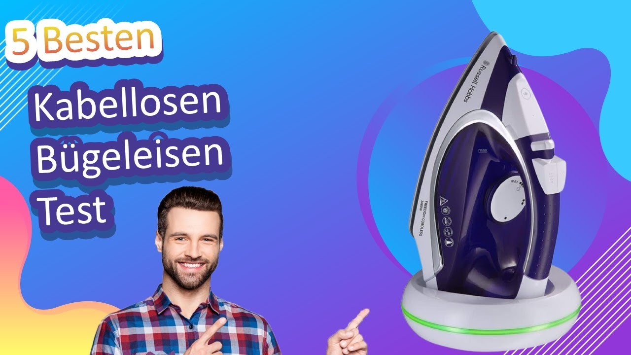 Die 5 Besten Kabellosen Bügeleisen Test - YouTube