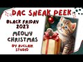 Diamond Art Club Black Friday 2023 Sneak Peek Unboxing - Meowy Christmas by Auclair Studio