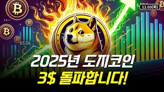 [비트스탁 도지코인]12.03(화)2025년 도지코인 3$ 돌파합니다!