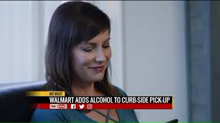 Walmart Grocery now offers curbside alcohol pickup