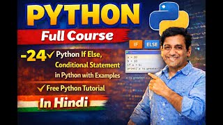 24 Python If Else in Hindi Conditional Statement in Python with Examples Free Python Tutorial
