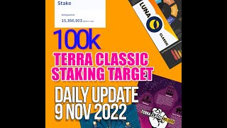 Terra Luna Classic today Staking🥞LUNC  DAY 5 100MILLION  STAKING 🍓Terra Luna Classic Price🍈