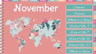 Digital Teacher Planner Google Slides Overview