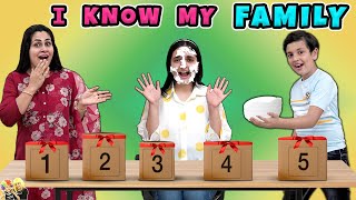 I KNOW MY FAMILY | Question and Answer | Family Comedy Challenge | Aayu and Pihu Show