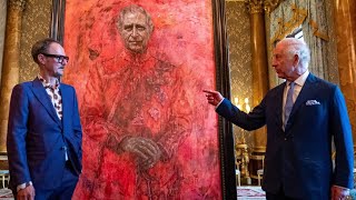 King Charles ‘blood-soaked’ portrait goes viral