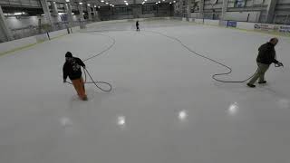 Ice making Kevin Bell Arena Homer, Alaska