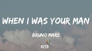 Bruno Mars -  When I Was Your Man (Lyric Video)