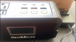 GENSROCK 24000 mAh Portable Power Station, Solar Generator Review