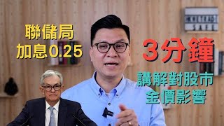 【六點鐘睇市】聯儲局加息0.25 對股市 金價影響 | hkwetrade