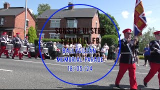 Sons Of Ulster Shankill FB @ Ballysillan Memorial Parade 18/05/24