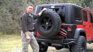 AEV JK Rear Bumper Part 2 (Tire Carrier)