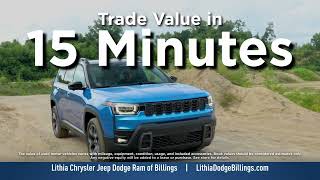 Straightforward Prices, Huge Inventory, Fast Trade‑Ins — At Lithia CJDR of Billings!