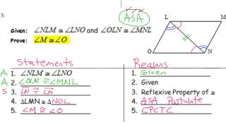 Day 10 HW Proving that Corresponding Parts of Congruent Triangles are Congruent CPCTC
