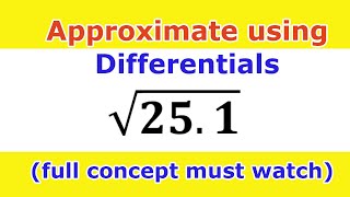 13. Approximate Using Differentials