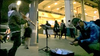 Street SAX performance in Japan