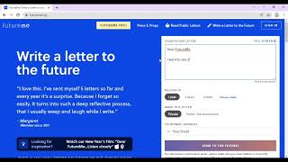 FutureMe - Write A Letter To Your Future Self
