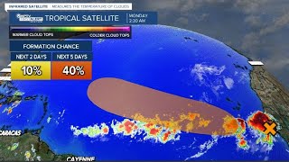 Tropical depression may form this week in Atlantic Ocean