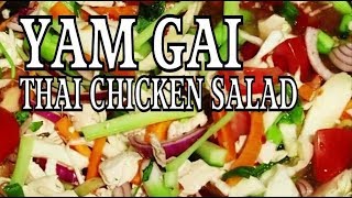 Thai Food. Thai Chicken Salad \