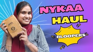 Nykaa haul 🪞💄✨(unboxing, skincare, blooper, favorite products )#nykaahaul