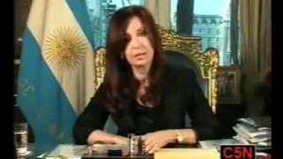 Cristina Fernandez hablo en cadena nacional luego de la muerte de Nestor Kirchner
