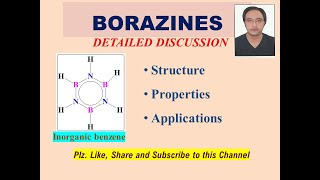 BORAZINE (Inorganic Benzene):Structure, Properties and Applications #msc #bsc #inorganicchemistry