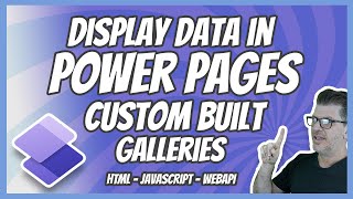 Display Data in Power Pages using Custom-Built Galleries