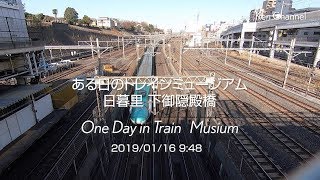 トレインミュージアム 日暮里駅 下御隠殿橋 2019/01/16 Wed 9:48