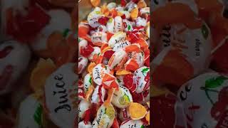 Roshen - Juice Mix Candies from tangy to sweet #asmr #satisfying #shorts #yummy #sweet #candy