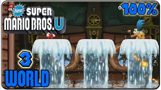 New Super Mario Bros. U - Walkthrough - Part 3 Sparkling Waters