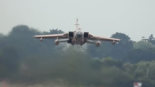 Tornado takes off from RAF Northolt - Low \u0026 Loud!