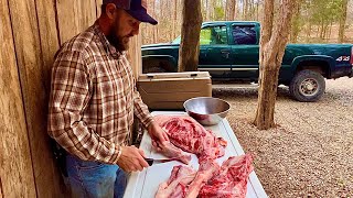 Curing, smoking & canning an entire wild hog!