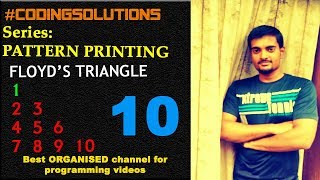 C PROGRAM TO PRINT A PASCAL TRIANGLE PATTERN-PROGRAM 10#CodingSolutions