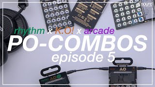 PO-12 rhythm x PO-33 K.O! x PO-20 arcade (Ultimate Punch) | PO-COMBOS Ep.5 | Teenage Engineering