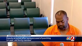Police: Osceola County deputy arrested for punching 14-year-old girl