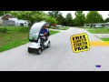 afiscooter breeze s 4 wheel scooter with solid canopy from top mobility