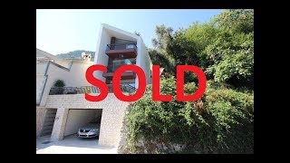 SOLD Kotor Bay - Stoliv, Front Line Contemporary 3 Bedroom Villa with Garage SOLD