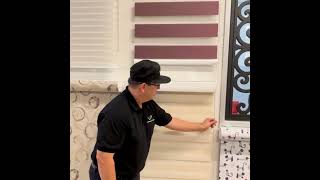 Zebra and Roller Shades with Phil at VIP Shutters Showroom Downtown Phoenix